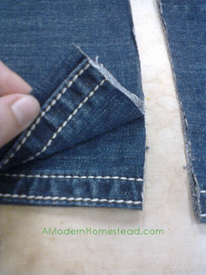 Two Methods for Hemming Jeans