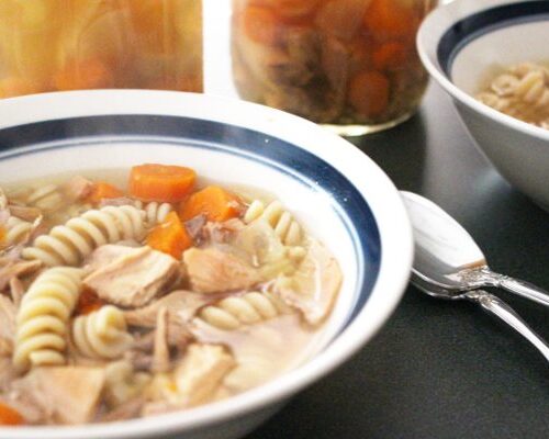 Mason Jar Chicken Noodle Soup - Delicious Living